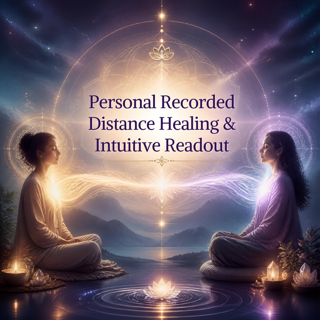 Personal Recorded Distance Healing & Intuitive Readout